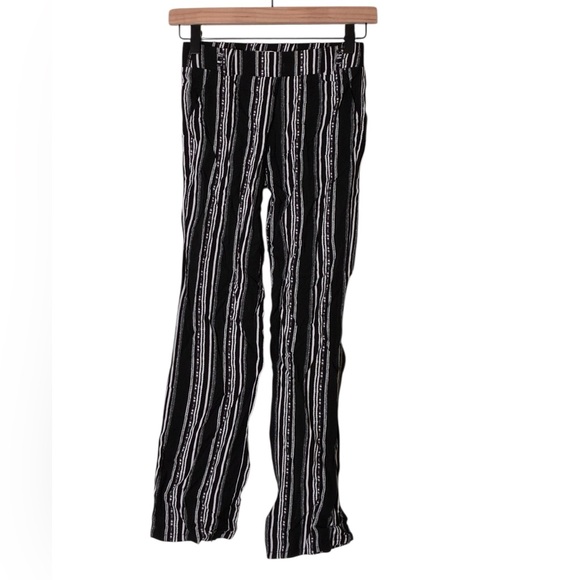 White Fawn Other - White Fawn | Black and white rayon lightweight loose fit pants